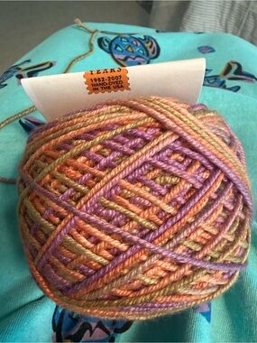 Yarn…Fiesta Swoon Variegated Yarn - Lavender, Peach & Olive Tones